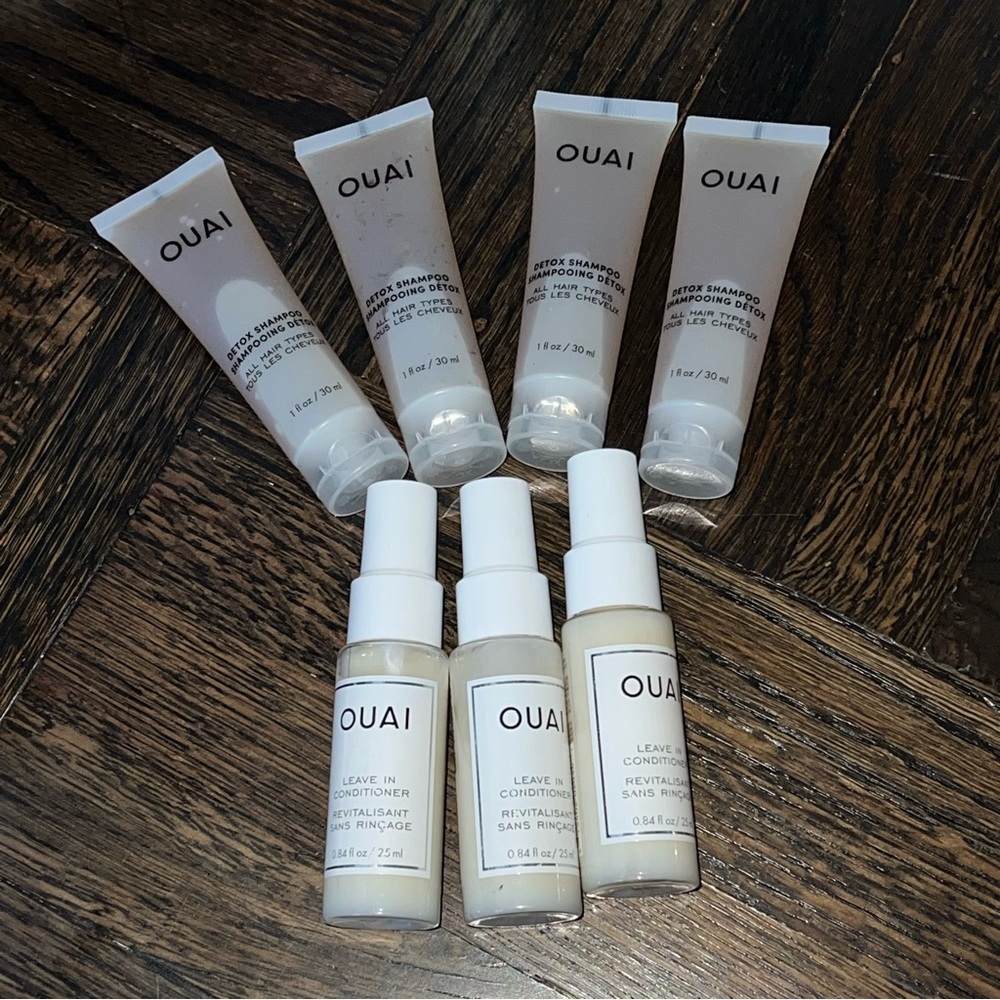Ouai Detox Shampoo and Leave-In Conditioner Travel Size